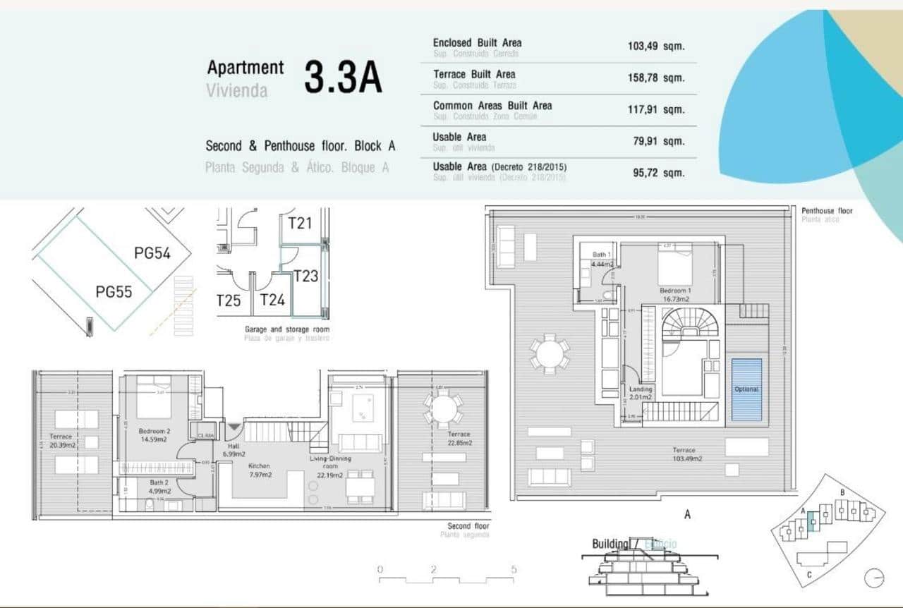 2 camera da letto Attico in vendita in Estepona con piscina - 552.000 € (Rif: 8612961)