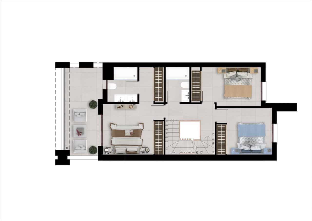 3 quarto Casa em Banda para venda em Istan com piscina - 625 000 € (Ref: 8613013)