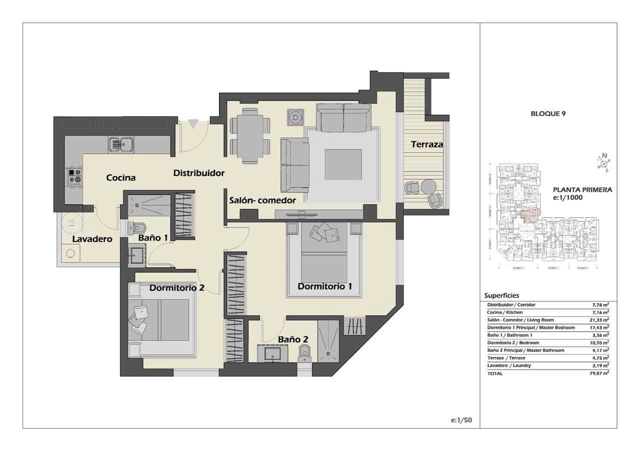2 soveværelse Lejlighed til salg i Marbella med swimmingpool - € 465.000 (Ref: 8613071)