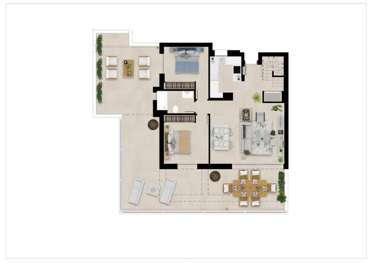 3 Zimmer Apartment zu verkaufen in Sotogrande mit Pool Garage - 640.000 € (Ref: 8625507)
