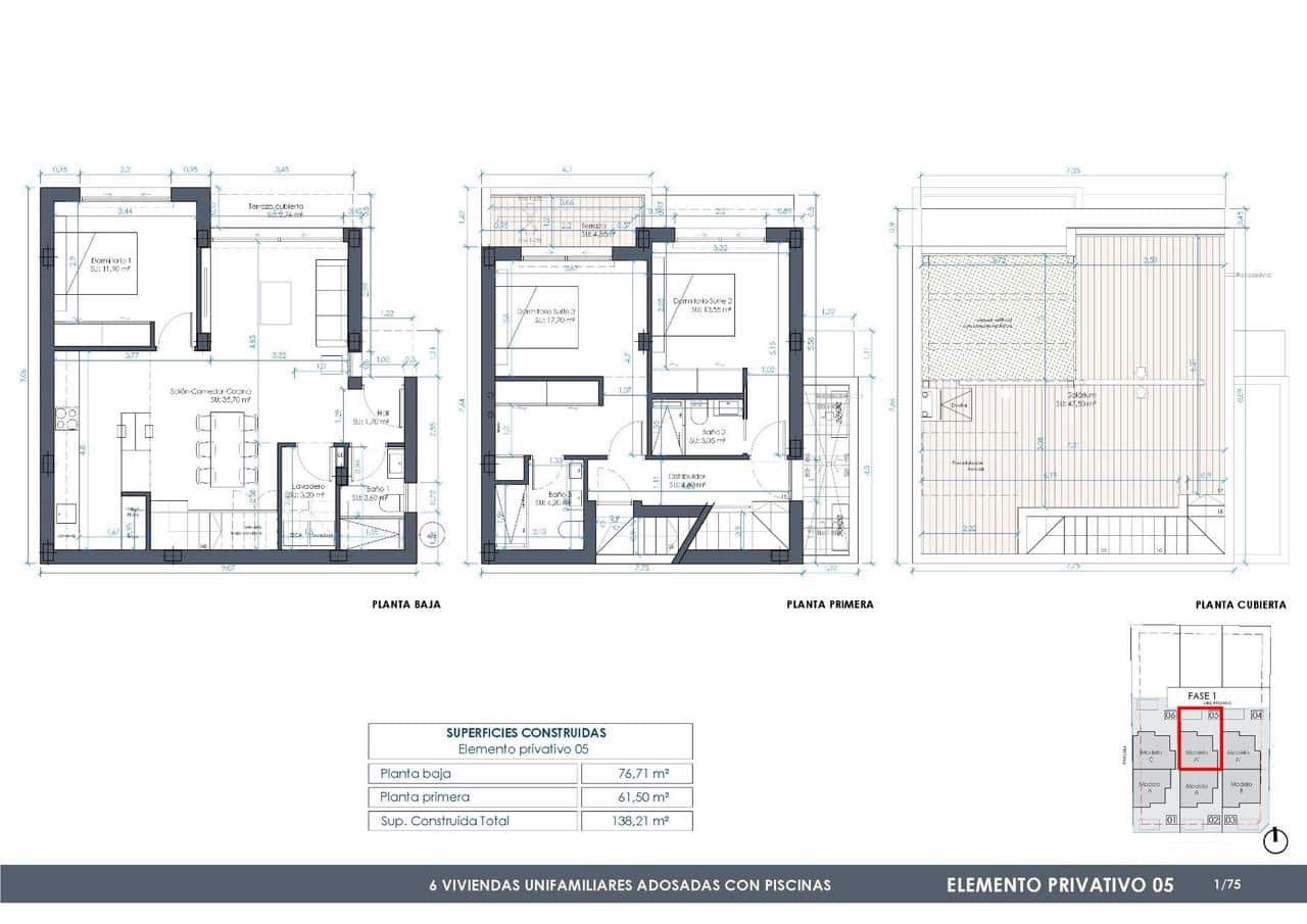 3 sovrum Villa till salu i Benijofar med pool - 465 000 € (Ref: 8641342)