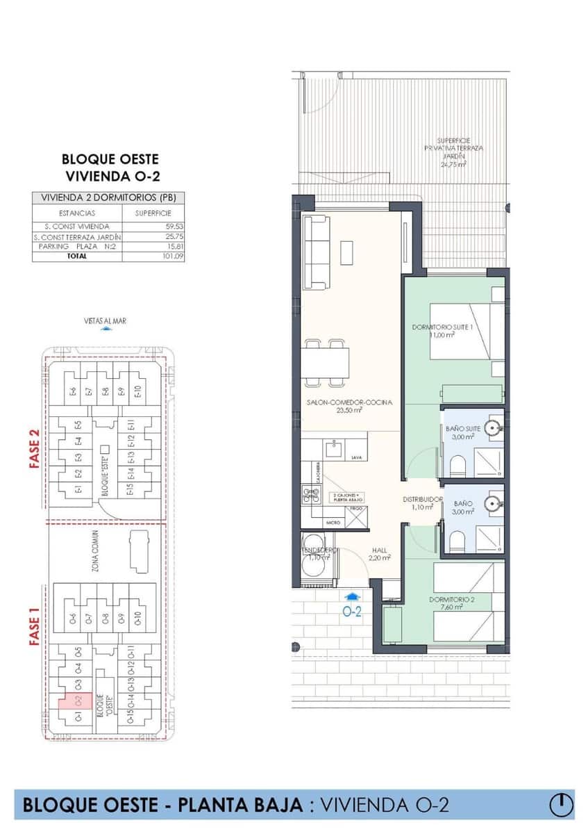 2 bedroom Villa for sale in Pilar de la Horadada with pool - € 334,000 (Ref: 8709236)