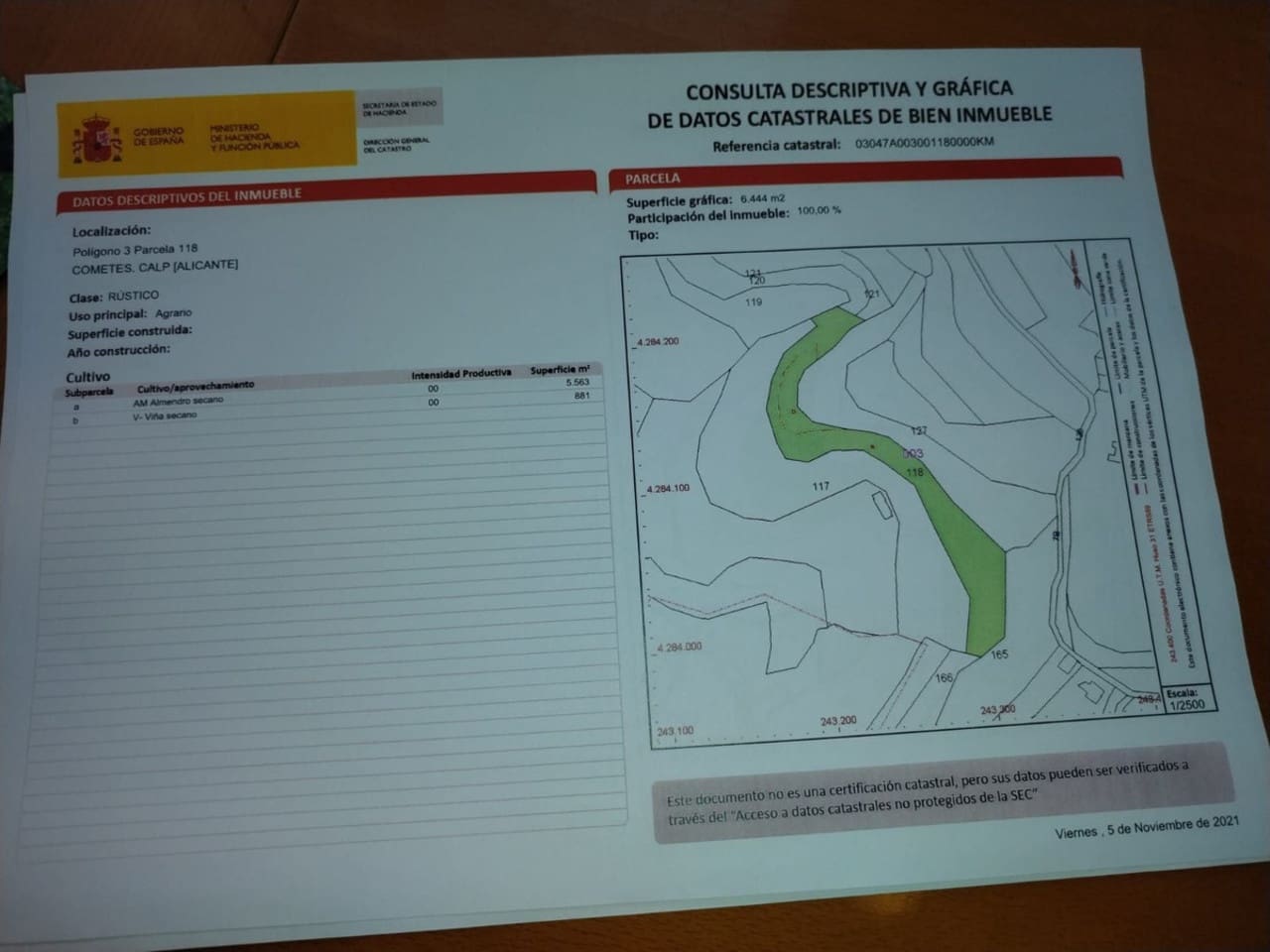 Solar/Parcela en Calpe / Calp en venta - 179.000 € (Ref: 8729310)