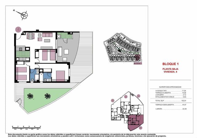 3 chambre Appartement à vendre à Pilar de la Horadada ciudad, Pilar de la Horadada avec piscine garage - 389 000 € (Ref: 8750363)