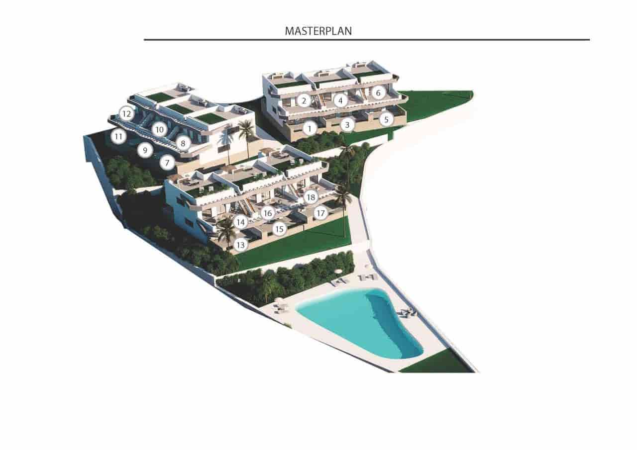 2 sovrum Villa till salu i Finestrat med pool - 399 900 € (Ref: 8795764)