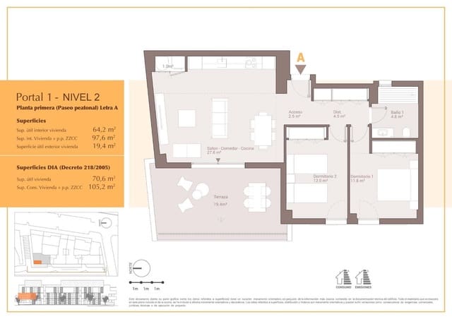 2 soverom Leilighet til salgs i San Pedro de Alcántara Pueblo, Marbella med svømmebasseng - € 592 200 (Ref: 8836489)
