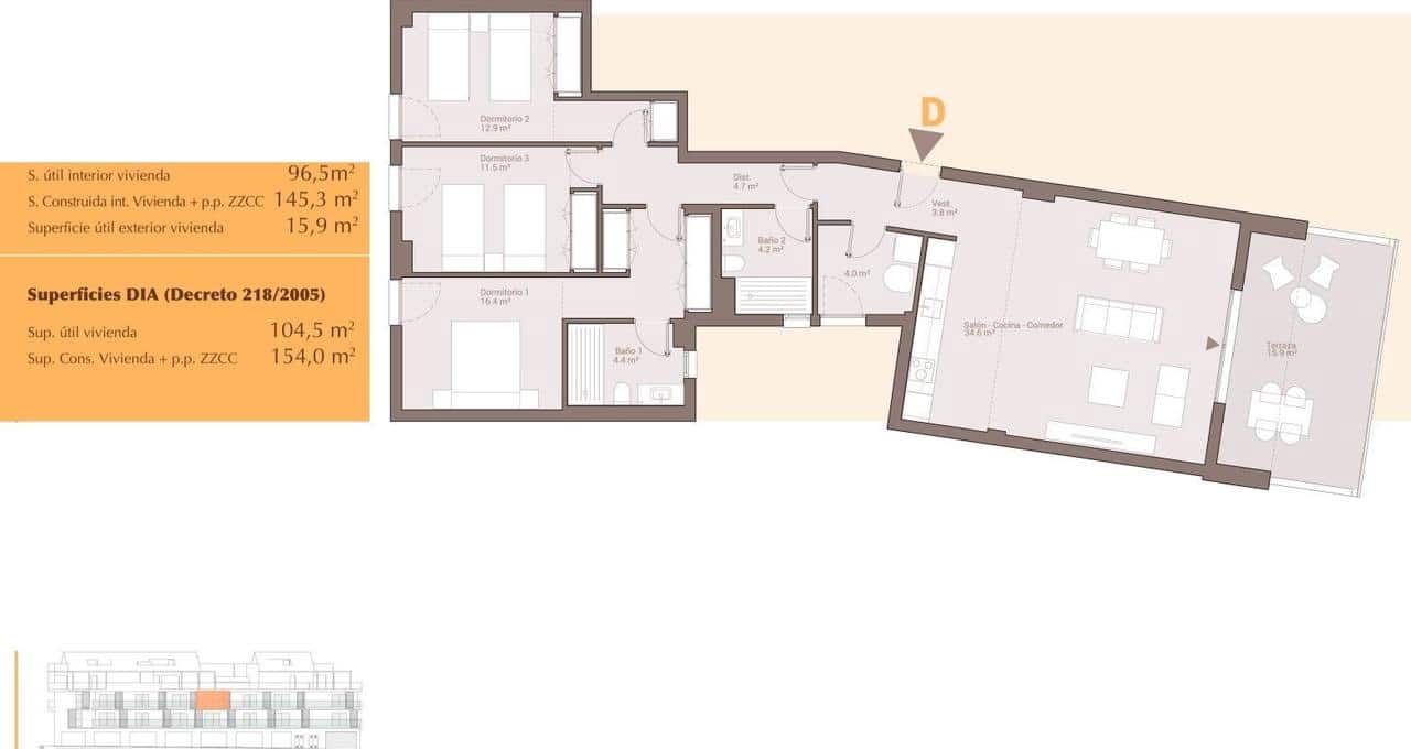 3 camera da letto Appartamento in vendita in San Pedro de Alcantara con piscina - 723.800 € (Rif: 8845534)