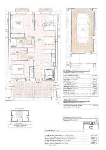 2 Zimmer Apartment zu verkaufen in Hondón de las Nieves - 198.000 € (Ref: 8888321)