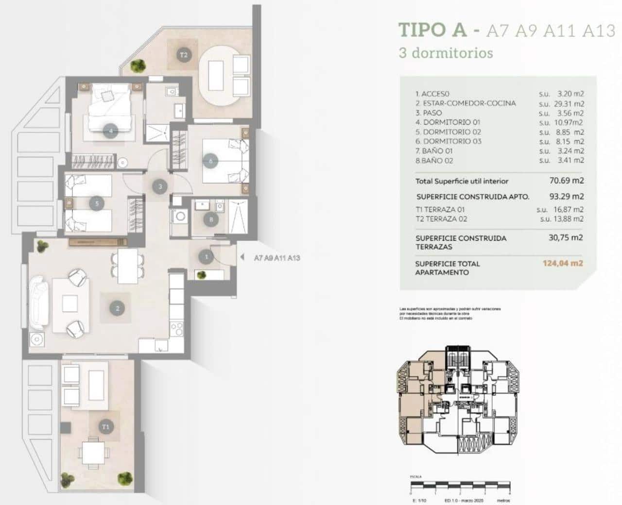 3 soveværelse Lejlighed til salg i Calpe / Calp med swimmingpool - € 527.000 (Ref: 8998233)