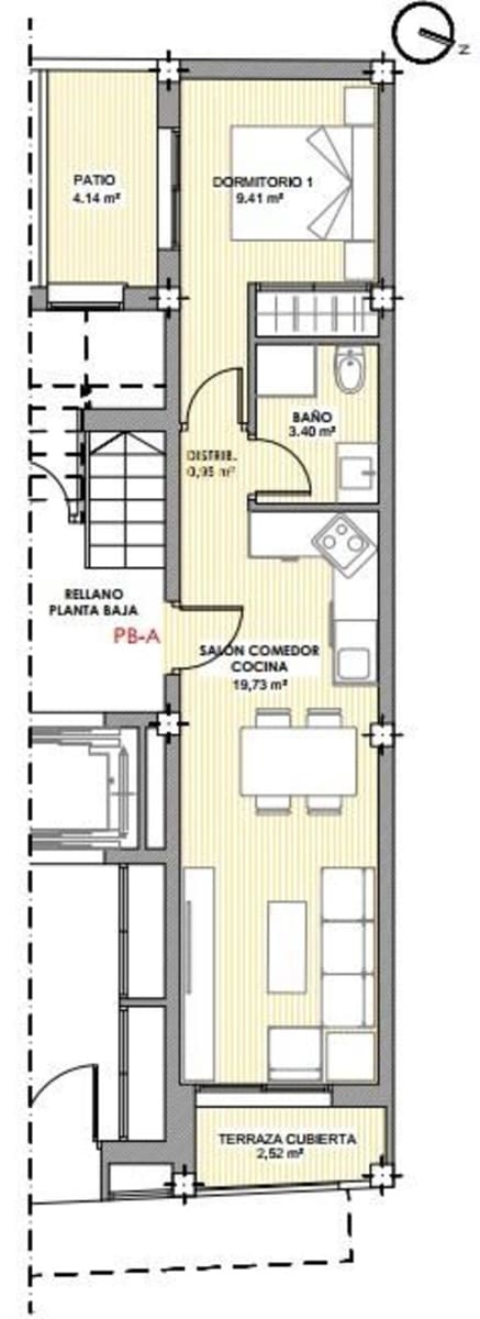 1 soverom Leilighet til salgs i Torrevieja med svømmebasseng - € 176 000 (Ref: 9207853)