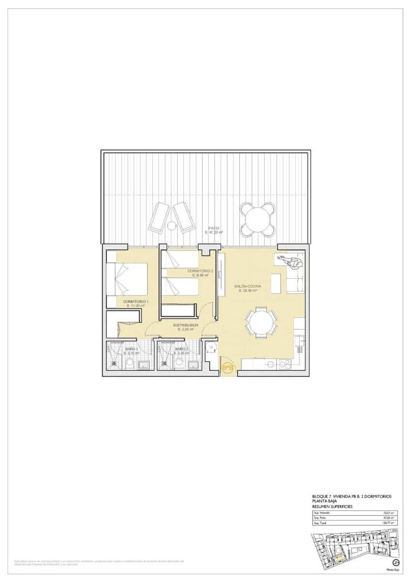 2 soverom Leilighet til salgs i Finestrat med svømmebasseng - € 350 000 (Ref: 9207870)