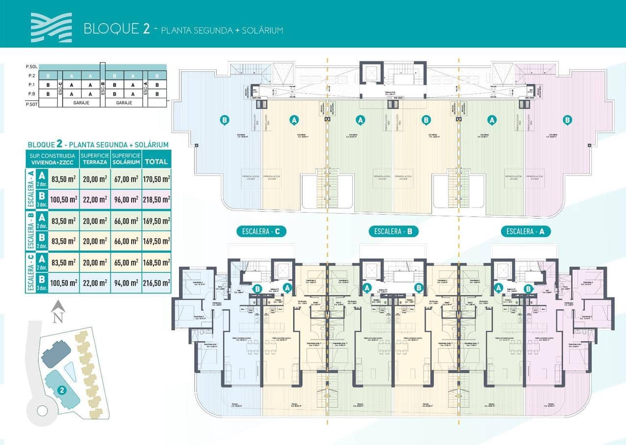 2 soveværelse Penthouse til salg i Los Alcazares med swimmingpool - € 369.000 (Ref: 9207967)