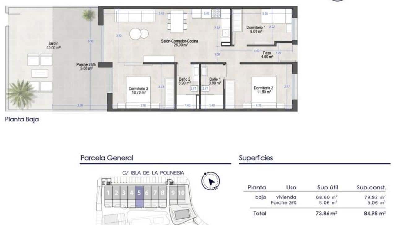 3 soveværelse Lejlighed til salg i Santiago de la Ribera med swimmingpool - € 260.000 (Ref: 9247168)