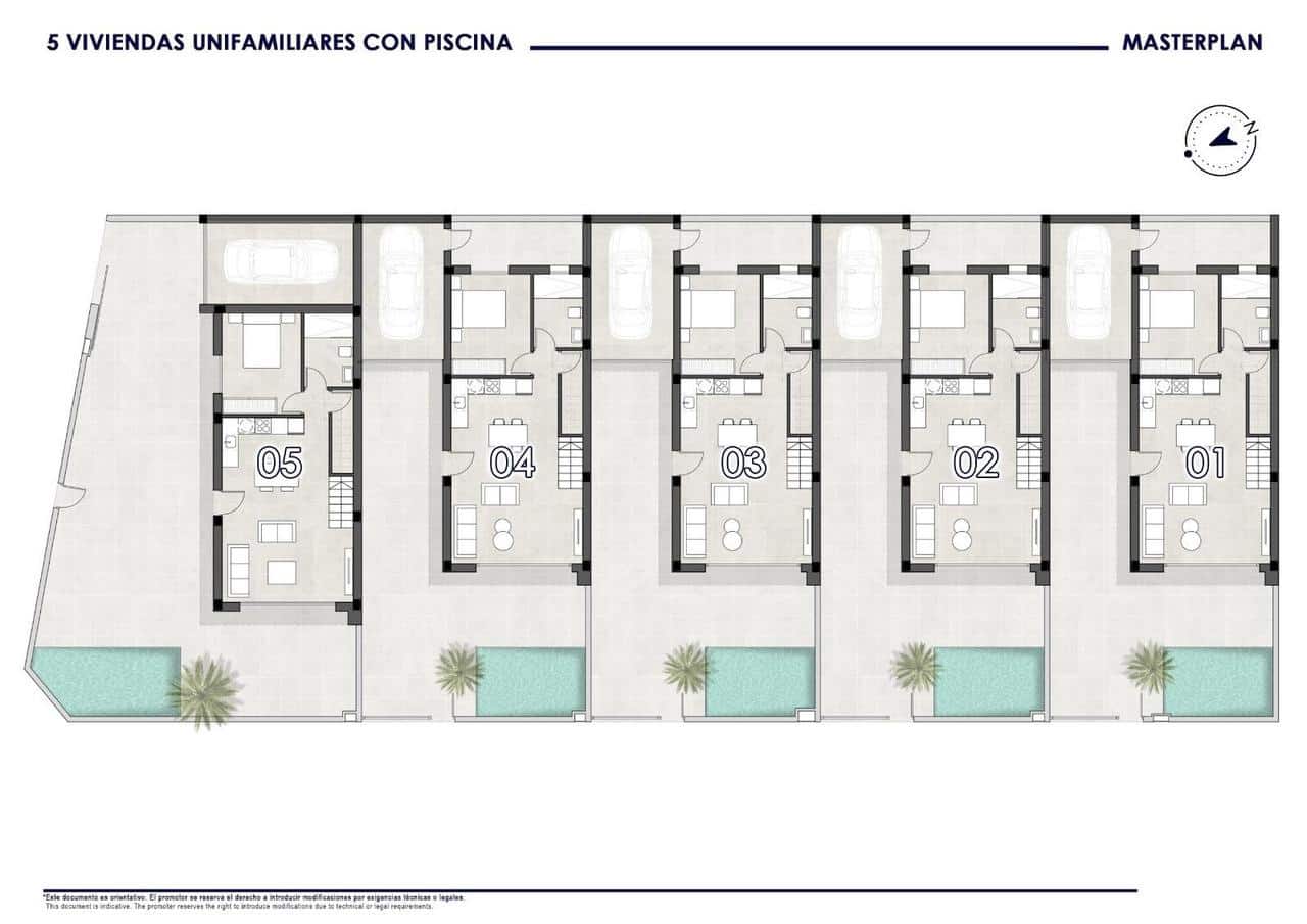 3 soverom Villa til salgs i San Pedro del Pinatar med svømmebasseng - € 380 000 (Ref: 9262828)