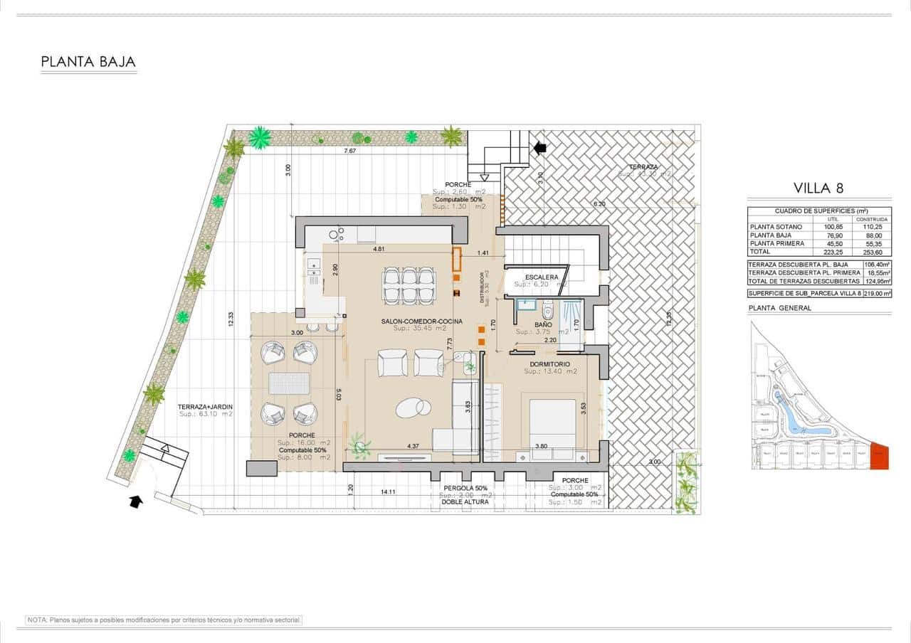 3 chambre Villa/Maison à vendre à San Juan de los Terreros avec piscine - 485 000 € (Ref: 9264697)