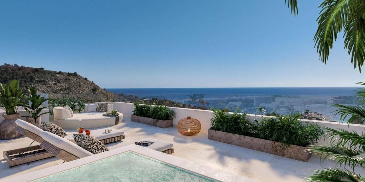 2 makuuhuone Huoneisto myytävänä paikassa La Villajoyosa / Vila Joiosa mukana uima-altaan 
autotalli - 468 000 € (Ref: 9265515)