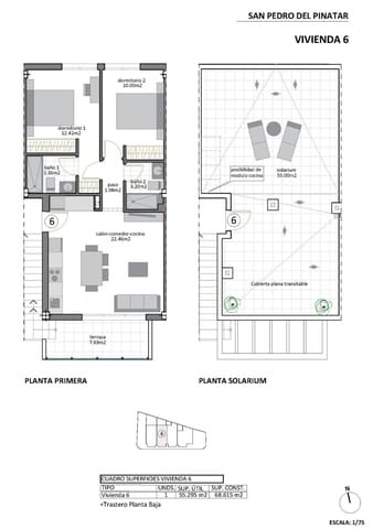 2 sovrum Villa till salu i San Pedro del Pinatar ciudad, San Pedro del Pinatar med pool - 299 950 € (Ref: 9269322)