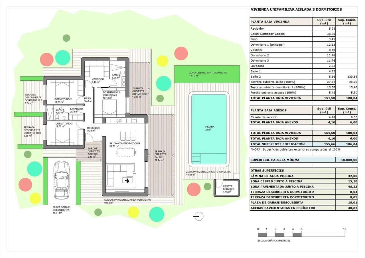 3 soverom Villa til salgs i Pinoso med svømmebasseng - € 396 000 (Ref: 9301248)