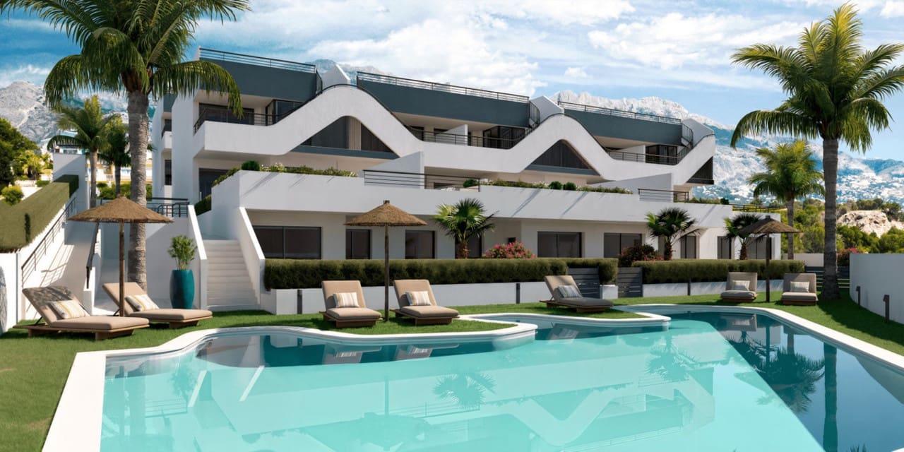 1 bedroom Apartment for sale in Alfaz del Pi / L'Alfas del Pi with pool - € 210,000 (Ref: 9330427)