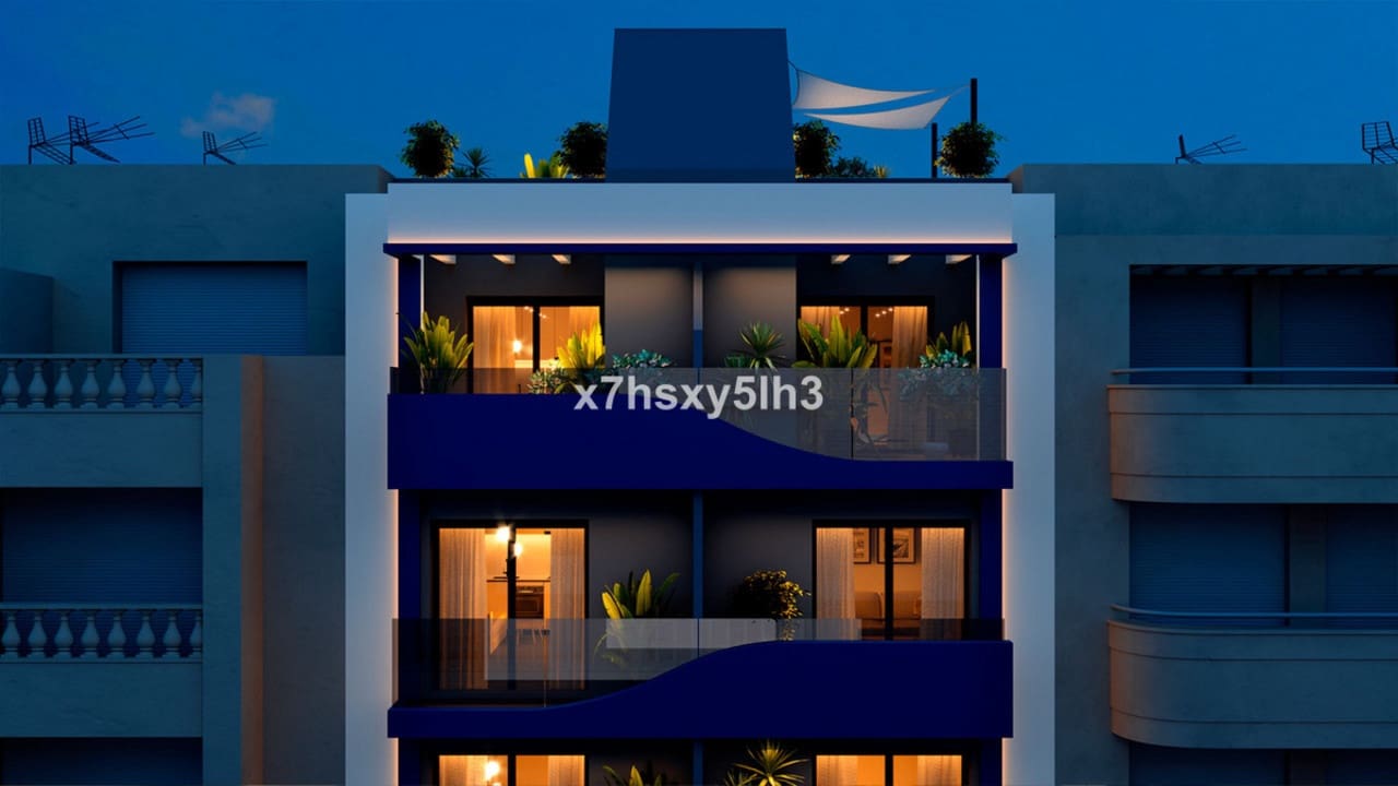 1 quarto Apartamento para venda em Torrevieja com piscina - 185 000 € (Ref: 9330434)