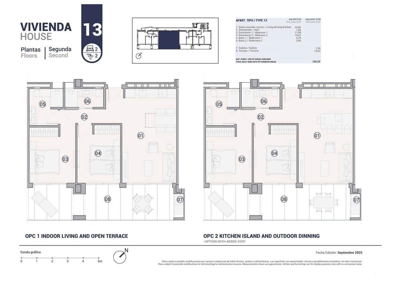 2 makuuhuone Huoneisto myytävänä paikassa La Villajoyosa / Vila Joiosa mukana uima-altaan - 735 000 € (Ref: 9334797)
