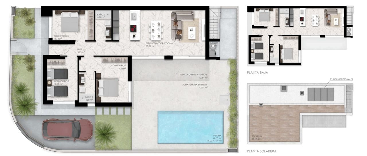 3 chambre Villa/Maison à vendre à Ciudad Quesada avec piscine - 496 000 € (Ref: 9336911)