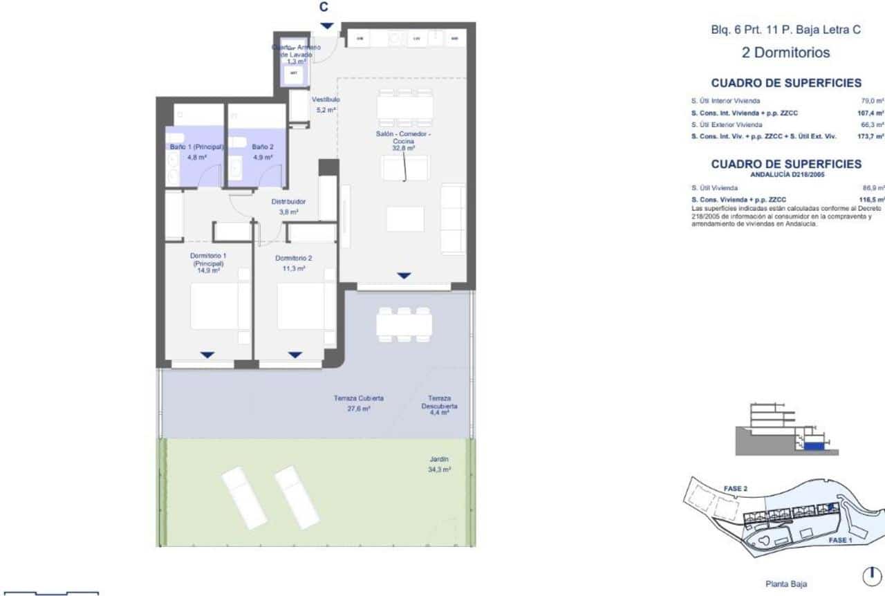 2 bedroom Apartment for sale in La Alcaidesa with pool - € 452,000 (Ref: 9341567)