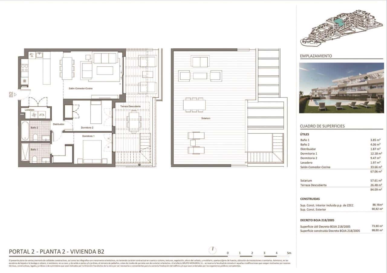 2 chambre Penthouse à vendre à Estepona avec piscine - 560 000 € (Ref: 9341568)