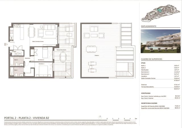 2 chambre Penthouse à vendre à Parque Central, Estepona avec piscine - 560 000 € (Ref: 9341568)