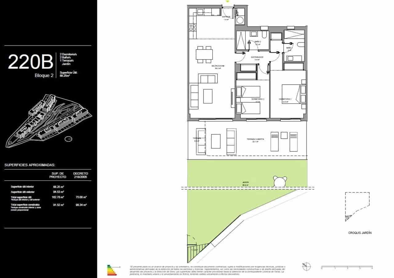 2 soverom Leilighet til salgs i Mijas med svømmebasseng - € 425 000 (Ref: 9402738)