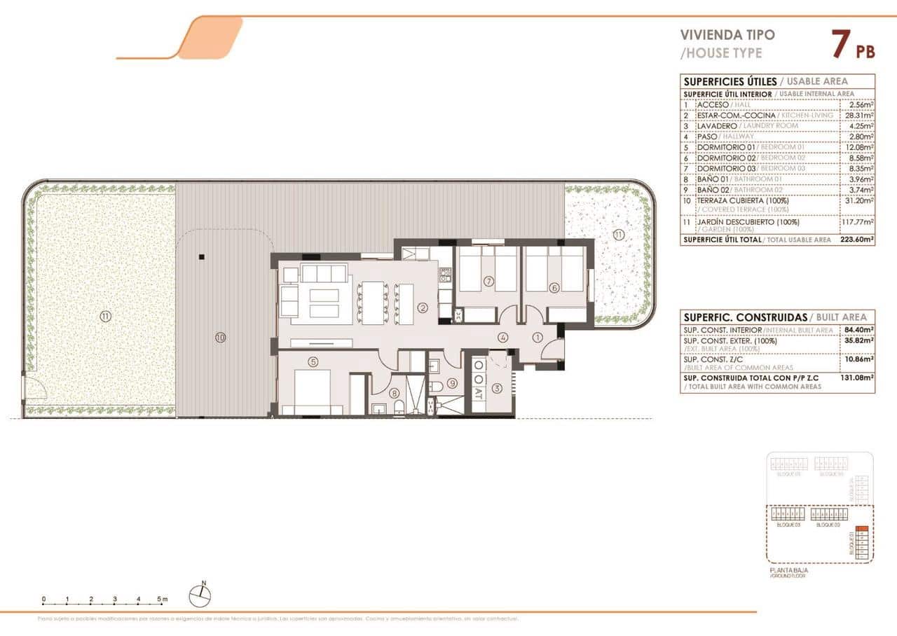 3 soverom Leilighet til salgs i Torrevieja med svømmebasseng - € 375 000 (Ref: 9440293)