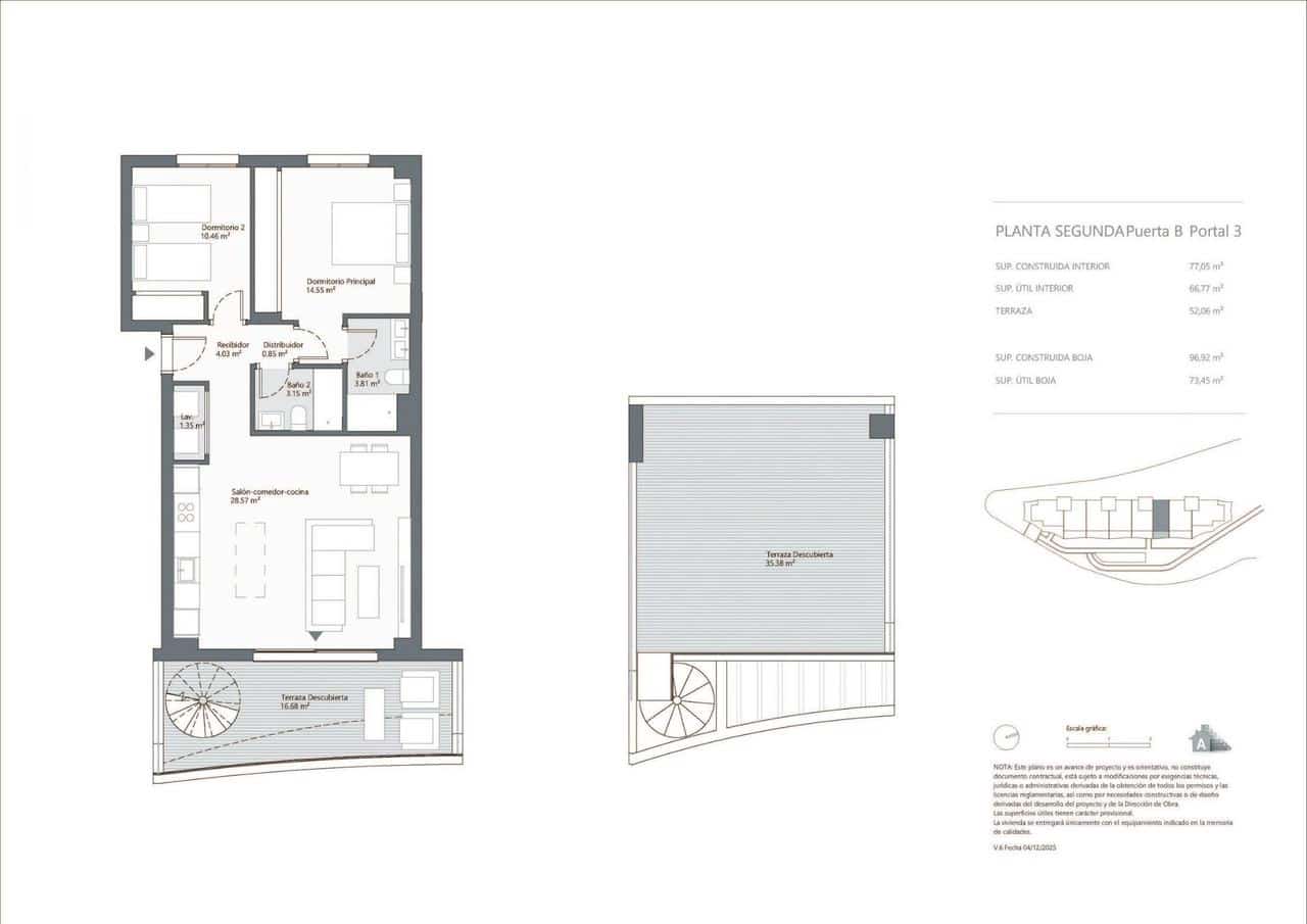2 slaapkamer Penthouse te koop in Rincon de la Victoria met zwembad - € 419.000 (Ref: 9518730)