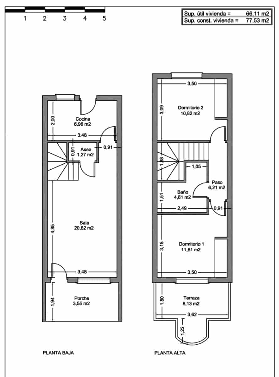 2 makuuhuone Huvila myytävänä paikassa Rojales mukana uima-altaan - 165 000 € (Ref: 9621888)