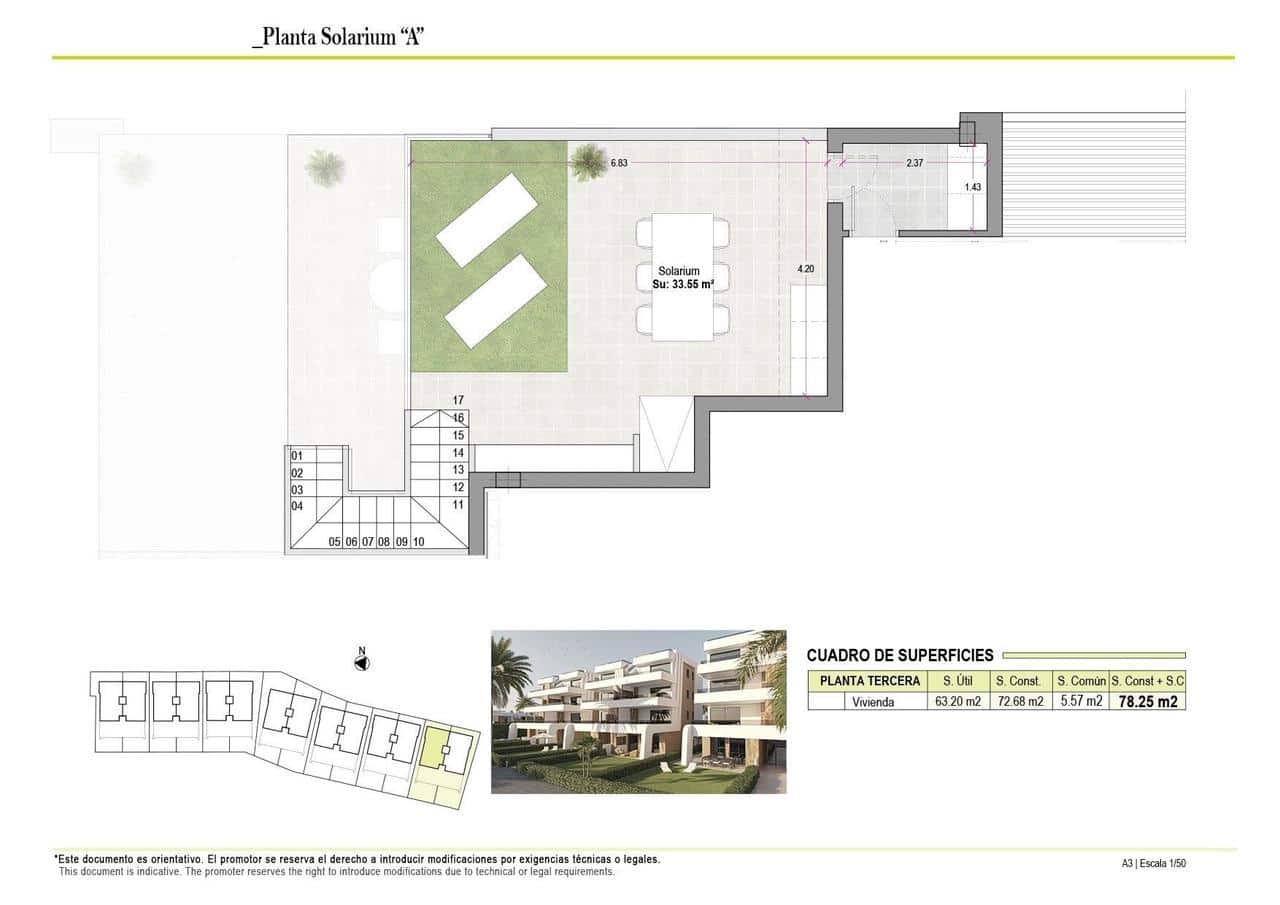 2 bedroom Penthouse for sale in Condado de Alhama with pool - € 269,850 (Ref: 9684183)