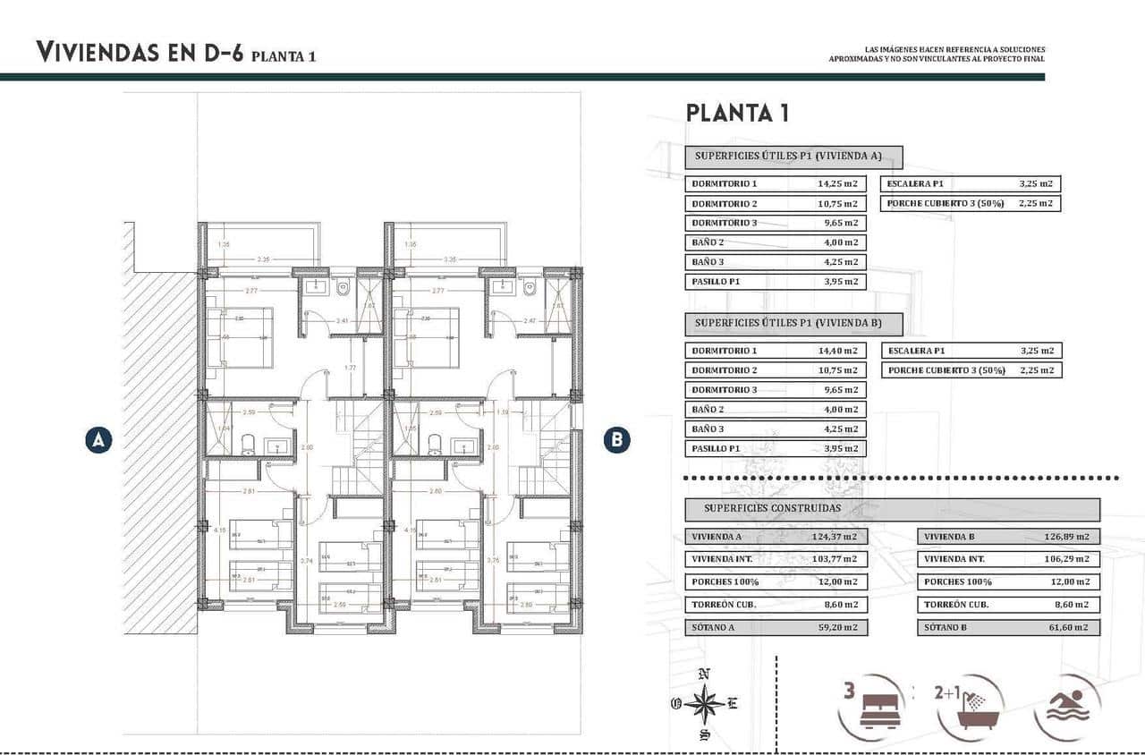 3 camera da letto Casa in vendita in Bigastro con piscina - 250.000 € (Rif: 9684202)