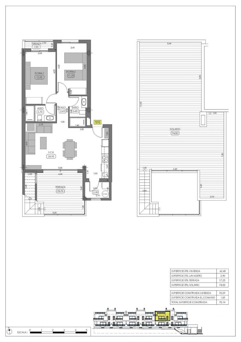 2 bedroom Bungalow for sale in Algorfa with pool - € 329,000 (Ref: 9713766)