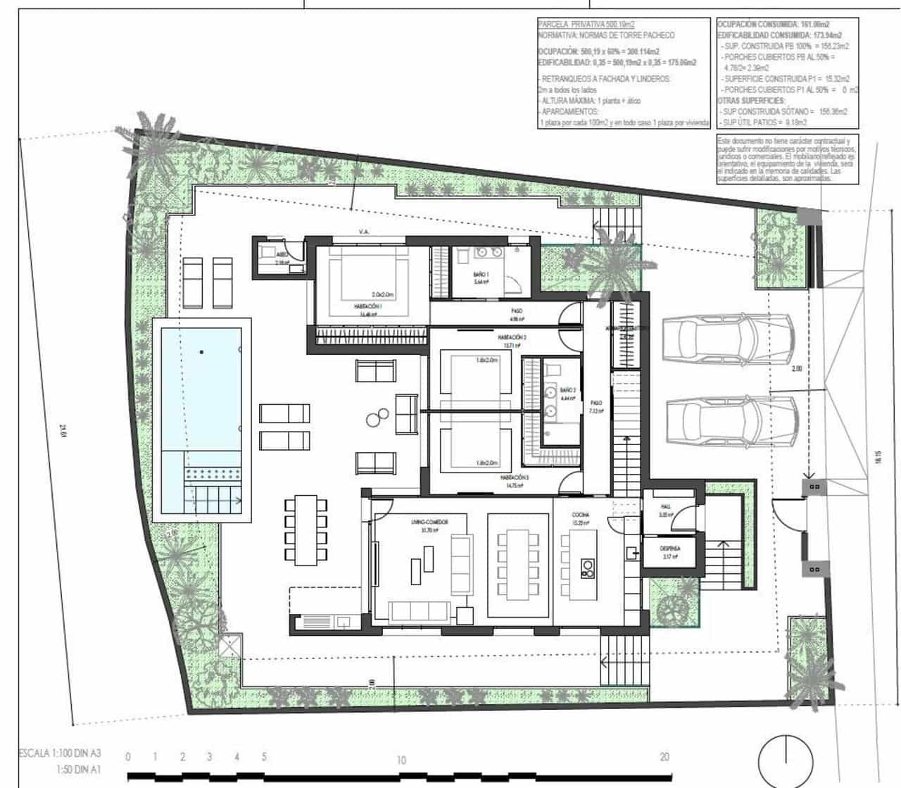 3 chambre Villa/Maison à vendre à Torre-Pacheco avec piscine - 1 498 000 € (Ref: 9744099)