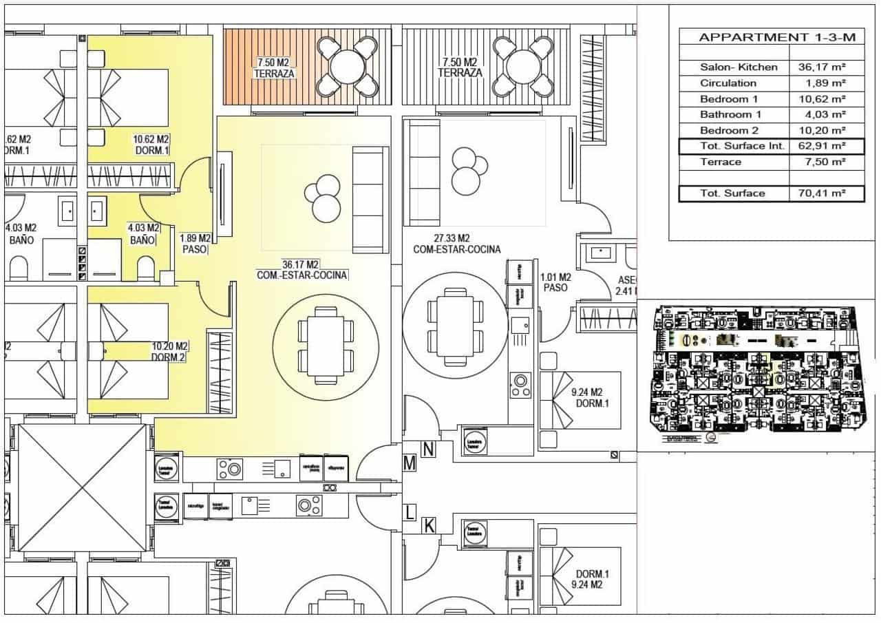 2 makuuhuone Huoneisto myytävänä paikassa San Miguel de Salinas mukana uima-altaan - 170 000 € (Ref: 9808424)
