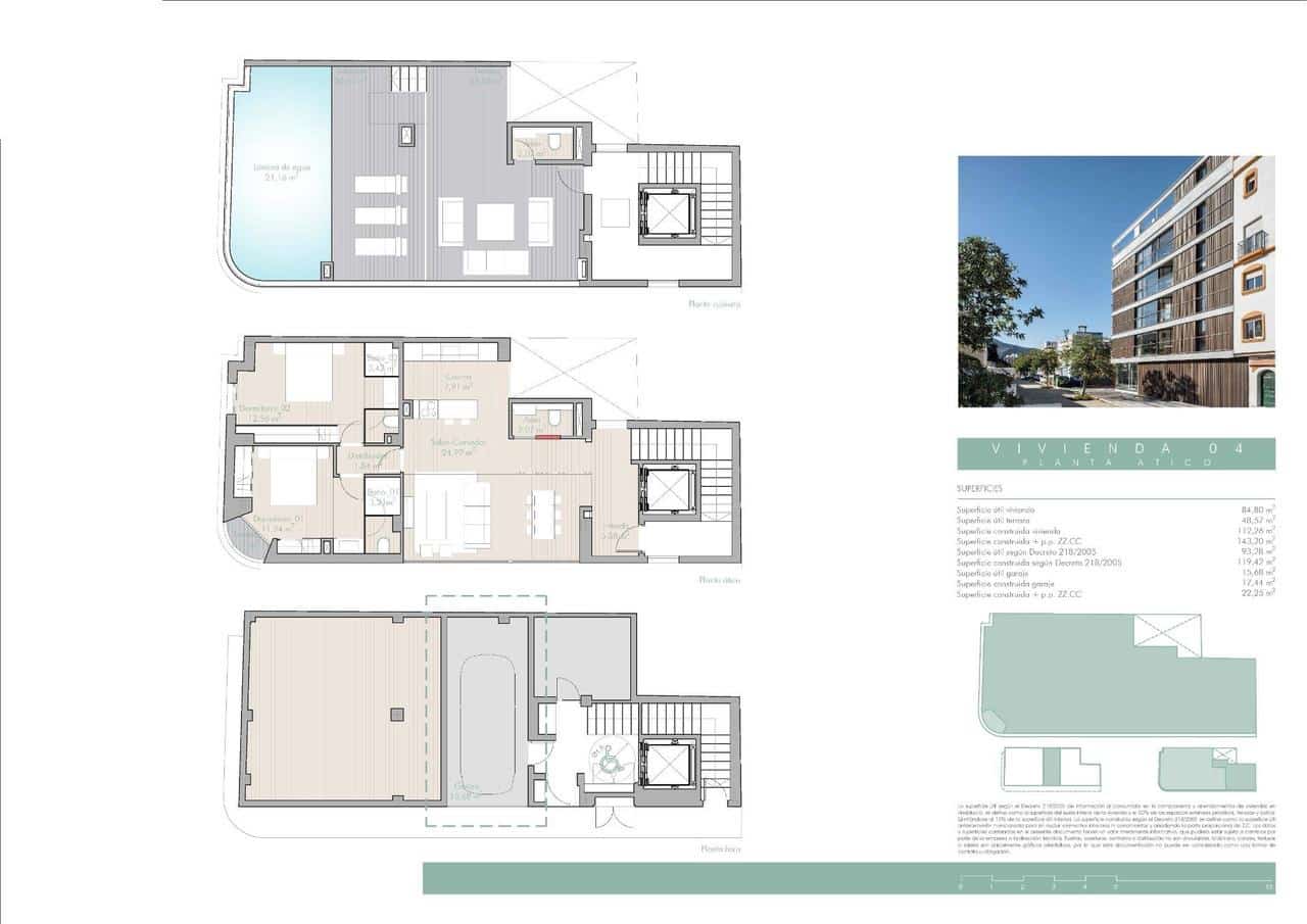 2 soveværelse Penthouse til salg i Estepona med swimmingpool - € 1.249.000 (Ref: 9823130)