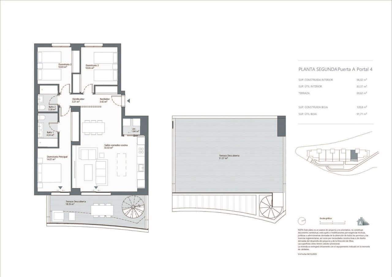 3 soveværelse Penthouse til salg i Rincon de la Victoria med swimmingpool - € 487.000 (Ref: 9823133)