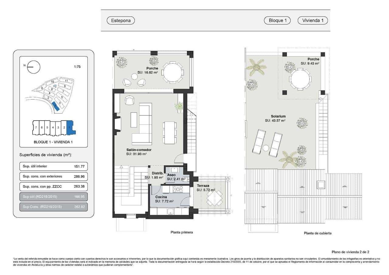 3 soveværelse Villa til salg i Estepona med swimmingpool - € 556.225 (Ref: 9823162)