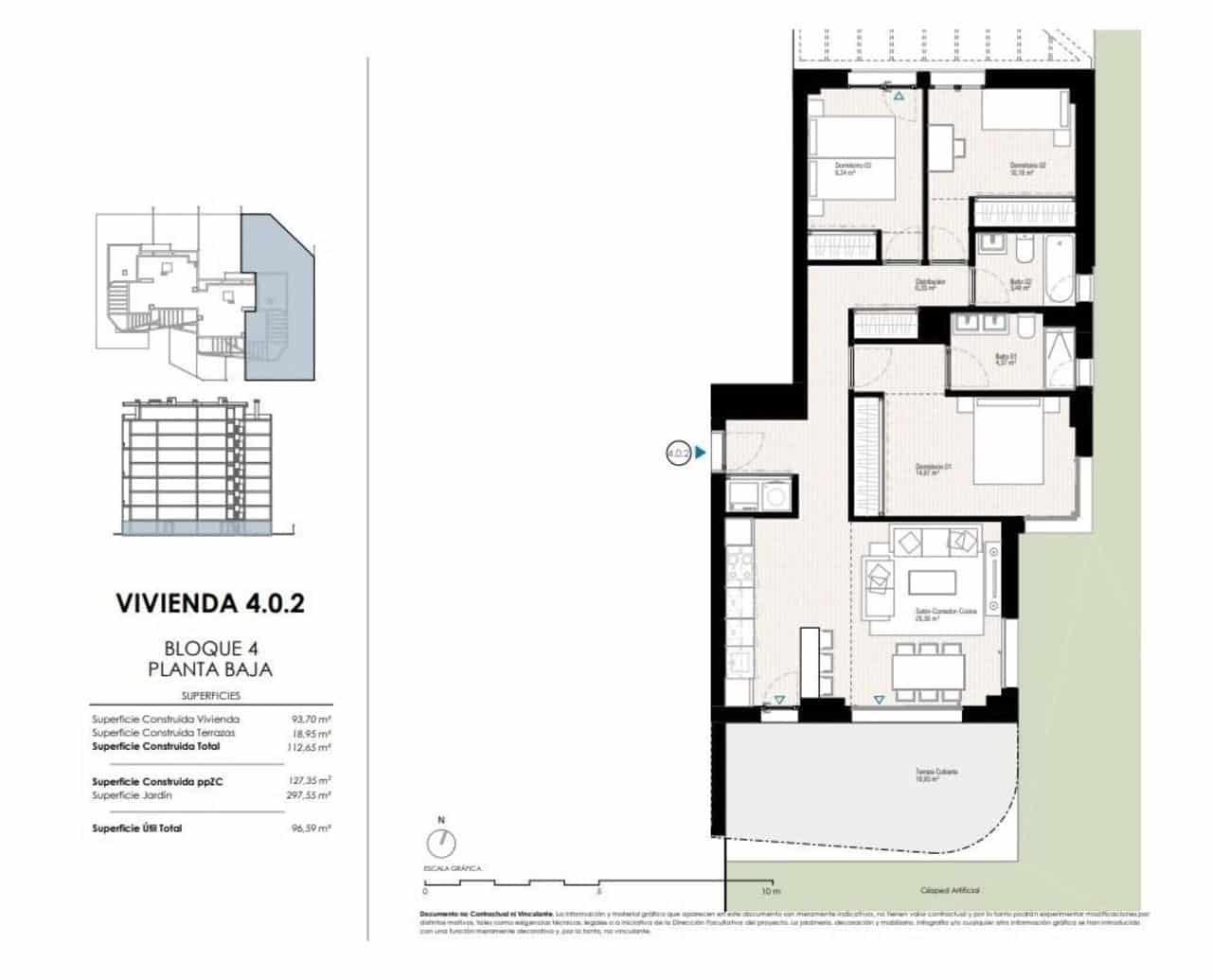 3 soveværelse Lejlighed til salg i La Villajoyosa / Vila Joiosa med swimmingpool - € 650.000 (Ref: 9840448)