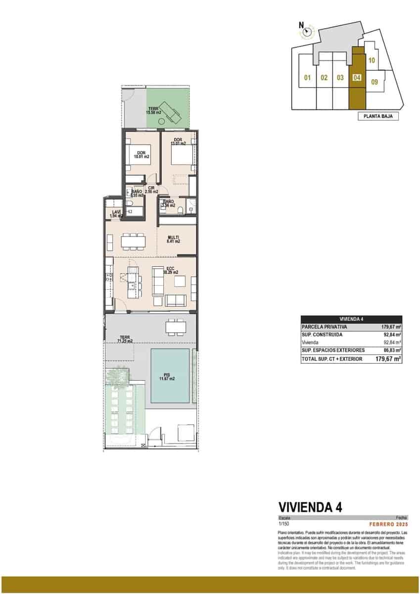 3 chambre Bungalow à vendre à Pilar de la Horadada avec piscine - 459 000 € (Ref: 9855927)