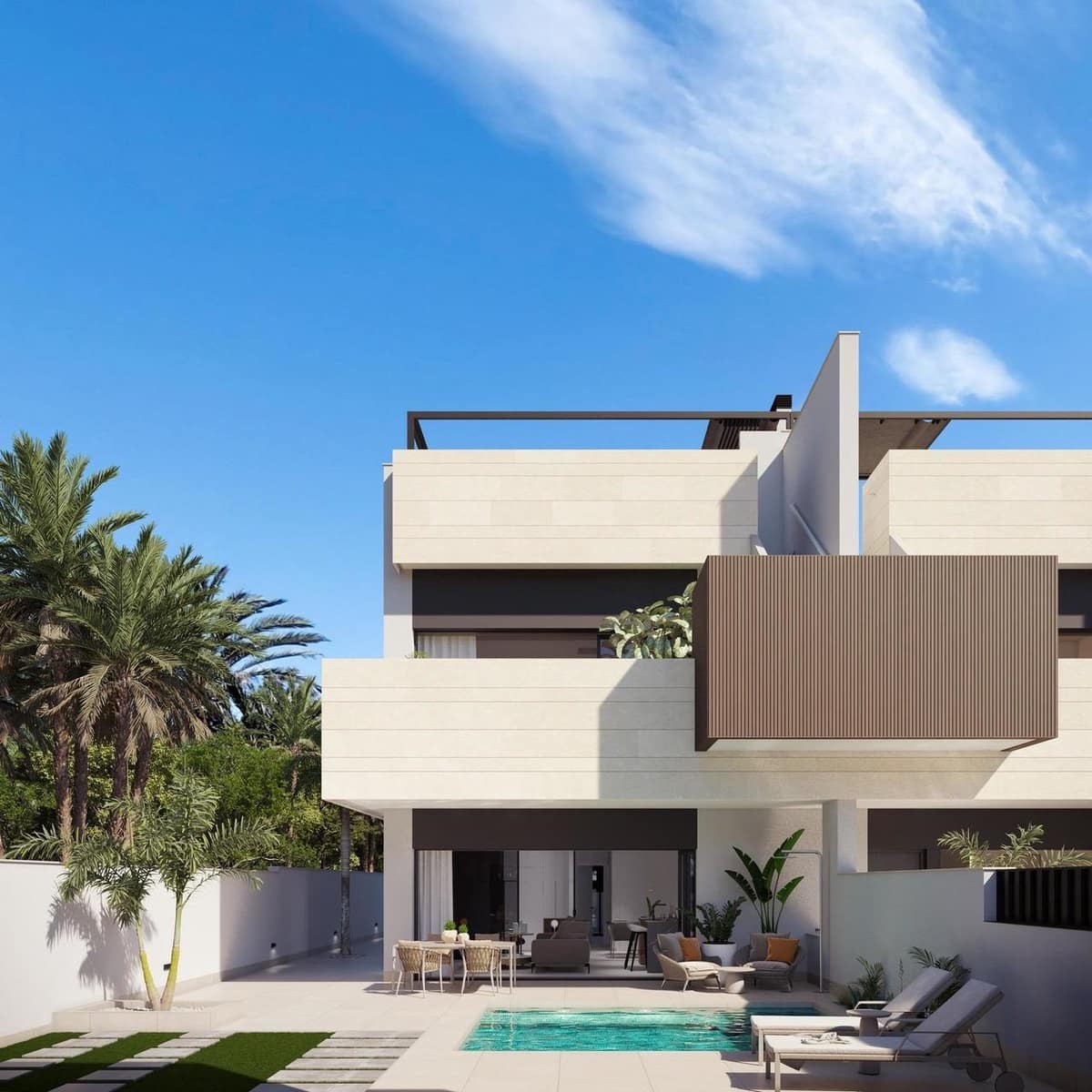 3 chambre Bungalow à vendre à Pilar de la Horadada avec piscine - 459 000 € (Ref: 9855927)