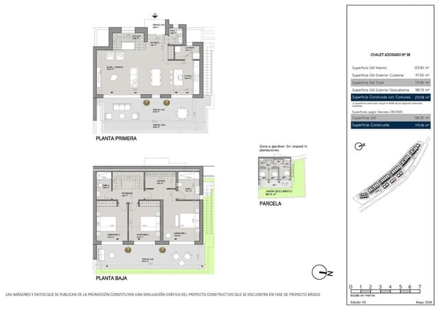 3 sovrum Villa till salu i Estepona Golf, Estepona med pool - 779 000 € (Ref: 9865916)