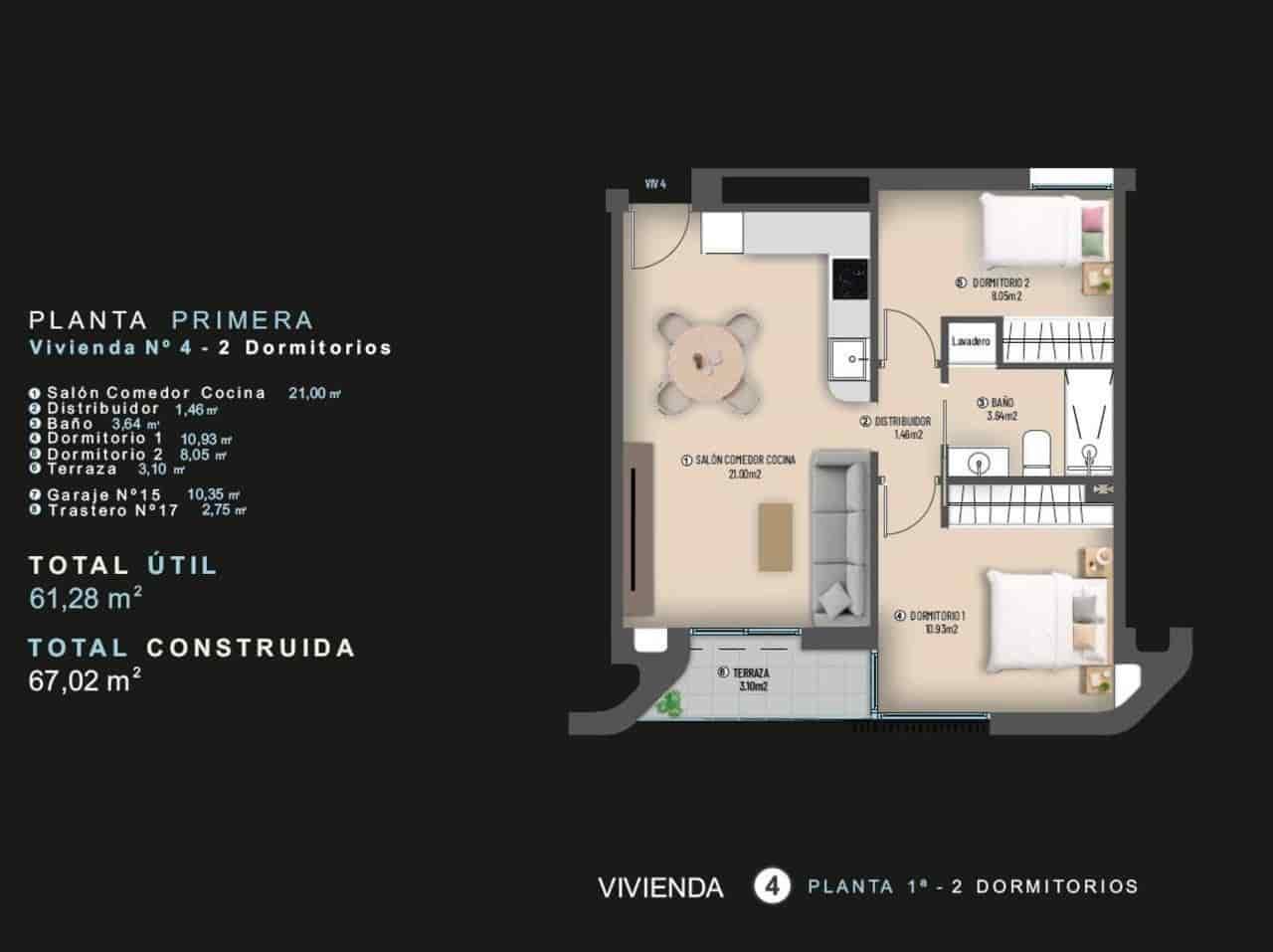 2 camera da letto Appartamento in vendita in Torrevieja con piscina - 282.000 € (Rif: 9870183)