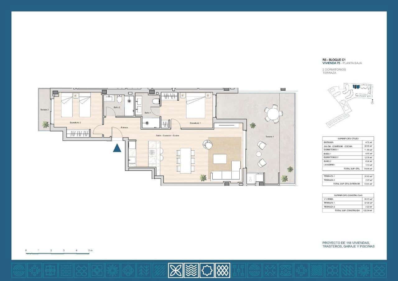 2 makuuhuone Huoneisto myytävänä paikassa La Linea de la Concepcion mukana uima-altaan - 395 000 € (Ref: 9870190)