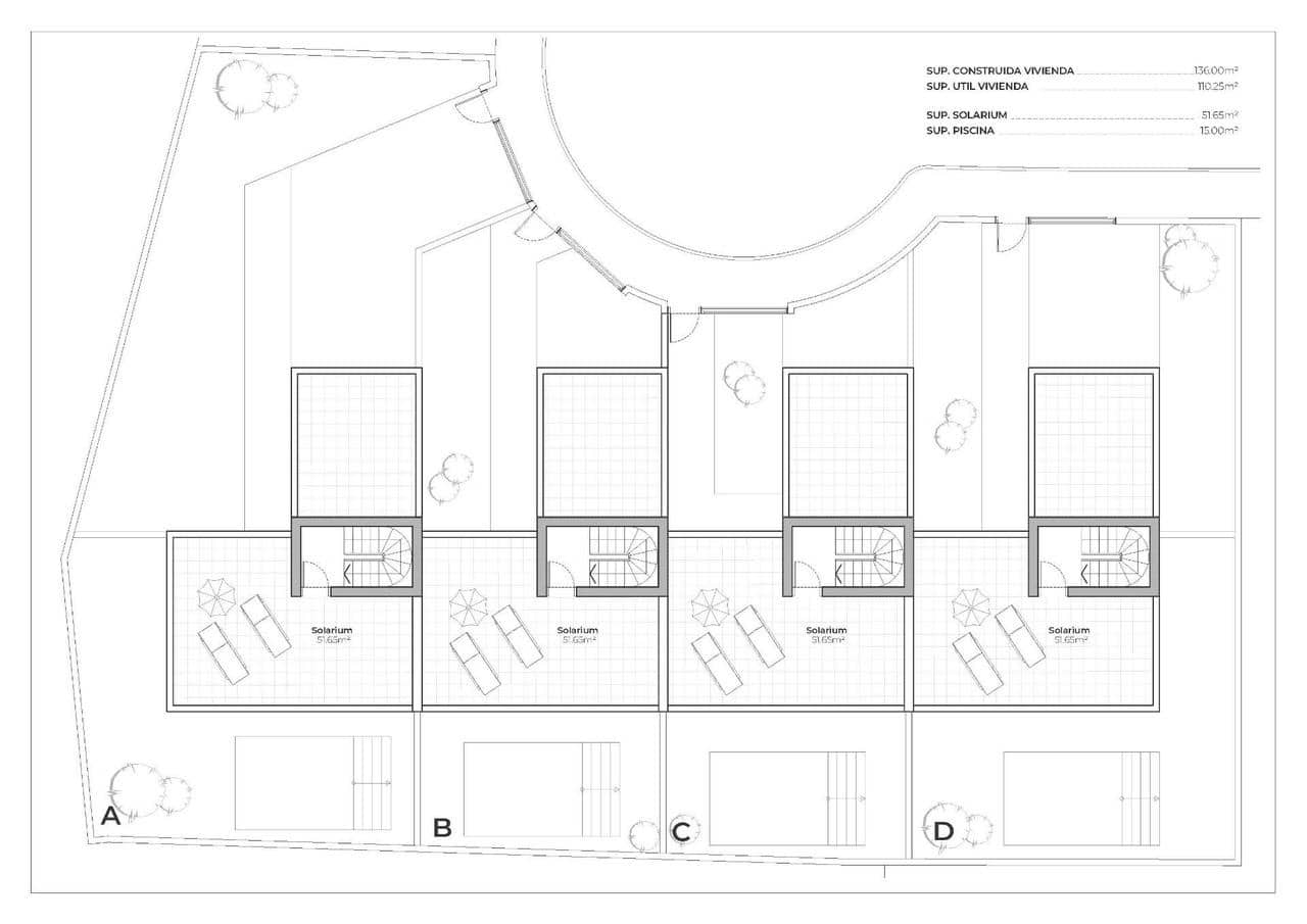 3 soveværelse Byhus til salg i Mazarron med swimmingpool - € 269.000 (Ref: 9871882)