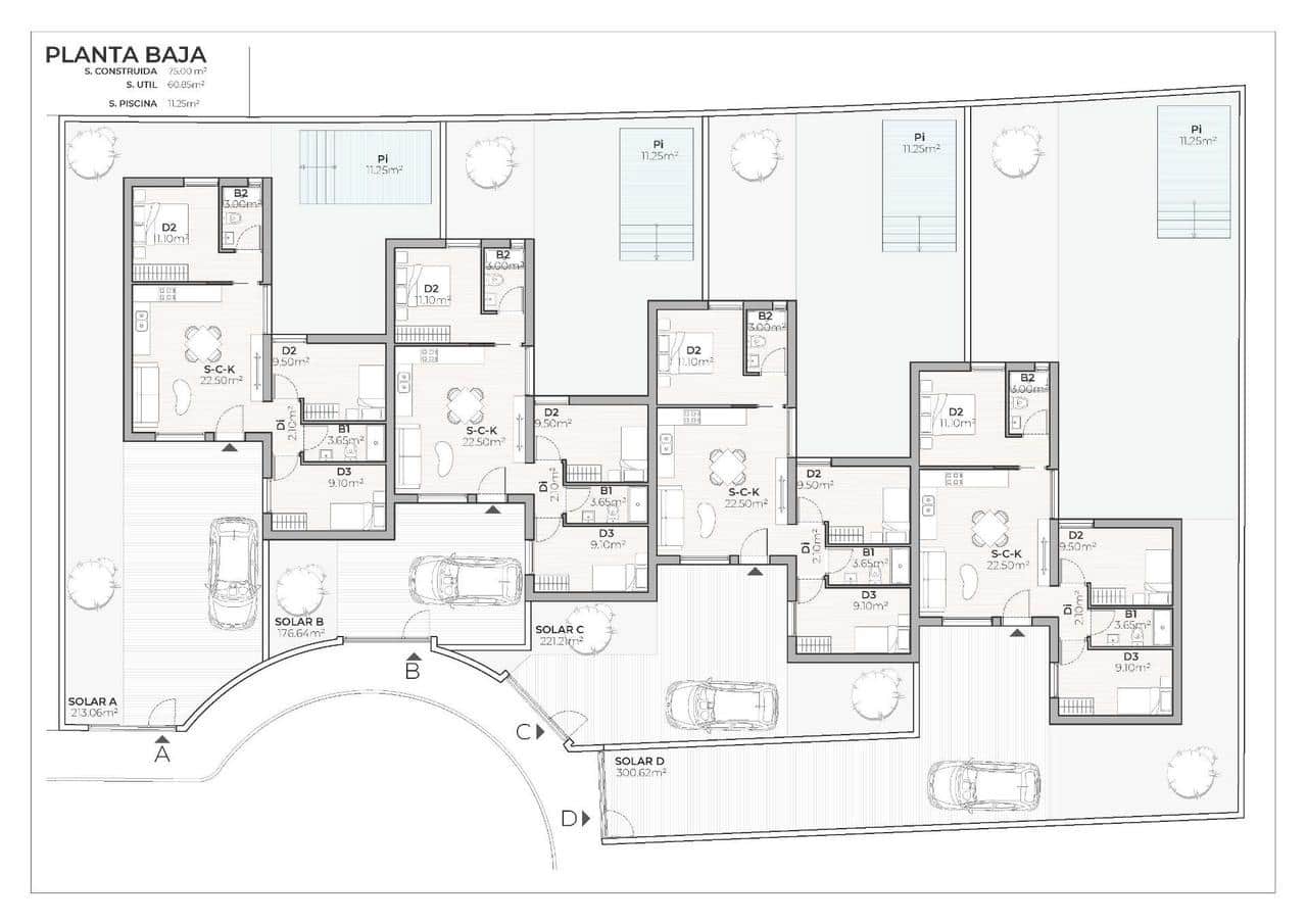 3 camera da letto Casa in vendita in Mazarron con piscina garage - 265.000 € (Rif: 9932139)
