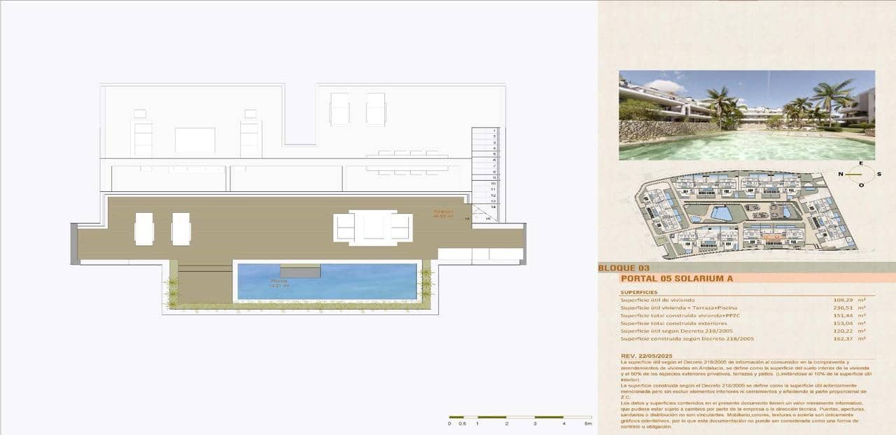 3 soverom Penthouse til salgs i Estepona med svømmebasseng garasje - € 1 099 000 (Ref: 9936040)